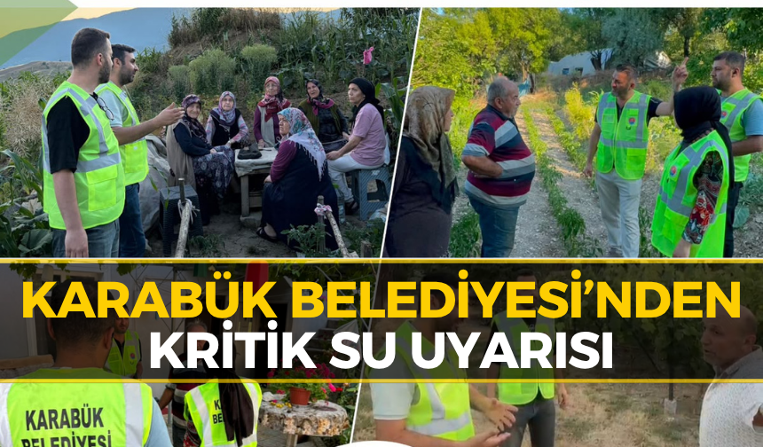 Karabük’te Su Alarmı! Belediye Ekipleri Sahaya İndi
