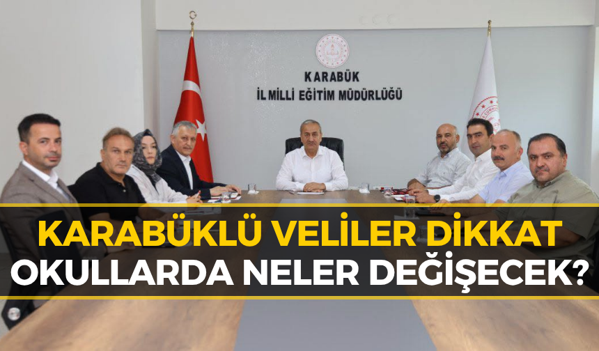 Karabük’te Okullarla İlgili Kritik Karar!