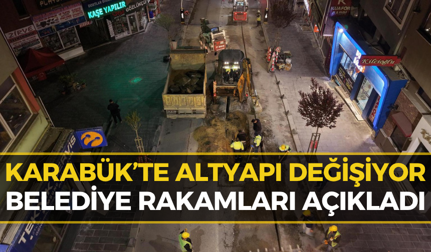Karabük’te Su ve Kanalizasyon Hatlarında Büyük Yenileme