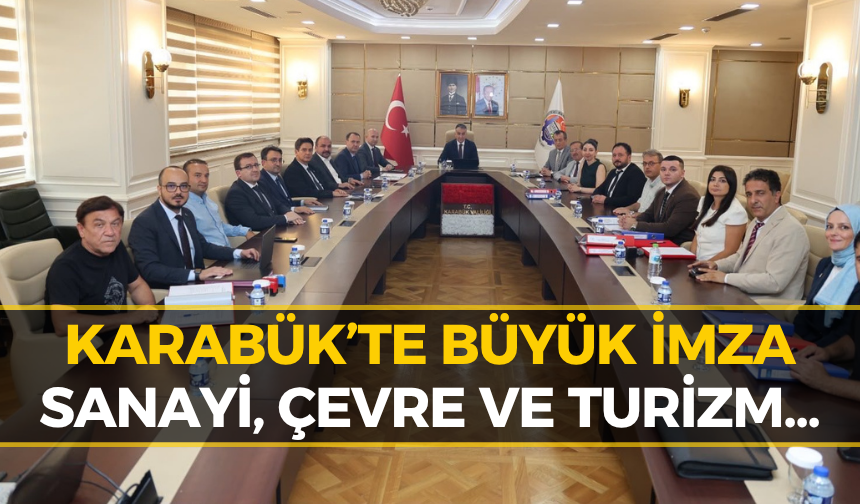Karabük’te 54,6 Milyon TL’lik Dev Hamle! 8 Proje İçin İmzalar Atıldı