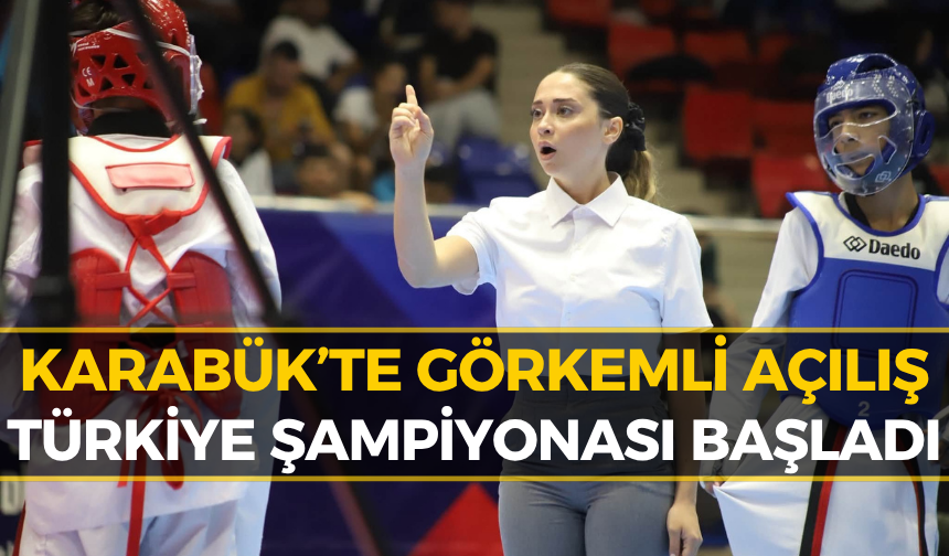 Karabük’te Dev Şampiyona Başladı! 28 İlden 500 Sporcu Tatamiye Çıktı