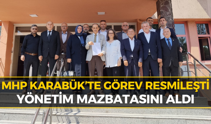 MHP Karabük’te Kritik Gün! Celal Tokatlı Mazbatasını Aldı