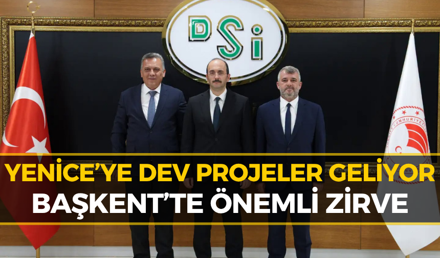 Başkan Karakaş Düğmeye Bastı! Yenice'ye Yeni Yatırımlar Geliyor