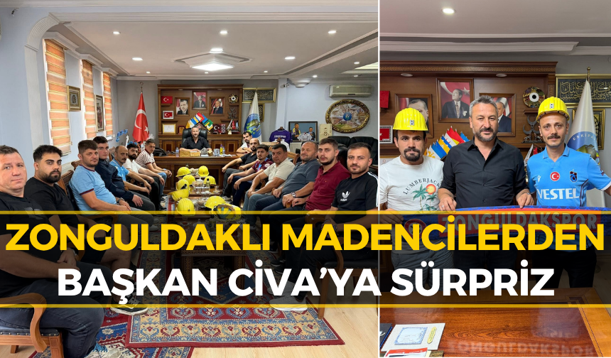 Madencilerden Eskipazar Belediye Başkanı Serkan Civa’ya Ziyaret