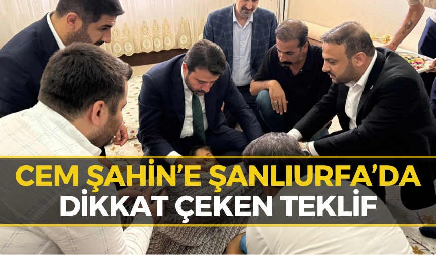 Milletvekili Cem Şahin Sünnet Kirvesi Oldu!
