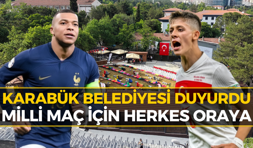 Karabük’te Milli Maç Heyecanı! Dev Ekranda İzlenecek