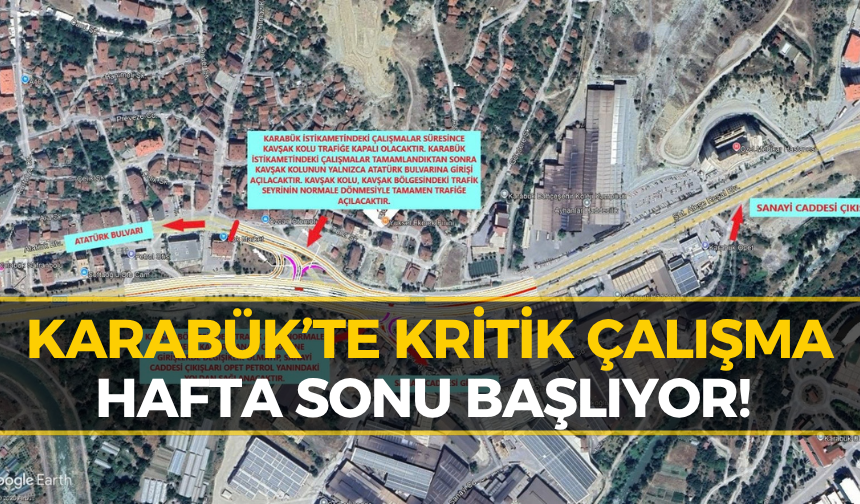 Sürücüler Dikkat! Karabük’te Trafiği Etkileyecek Karar...