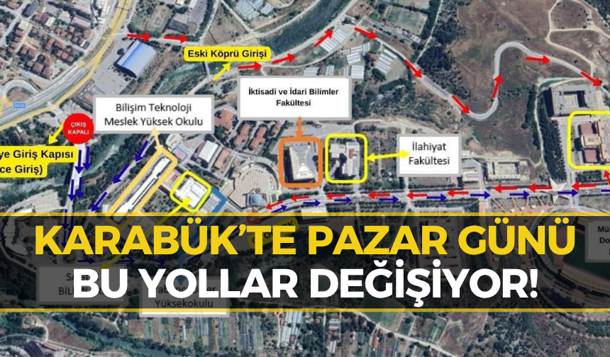Karabük’te Sınav Günü Trafik Değişiyor! Valilikten Önemli Duyuru