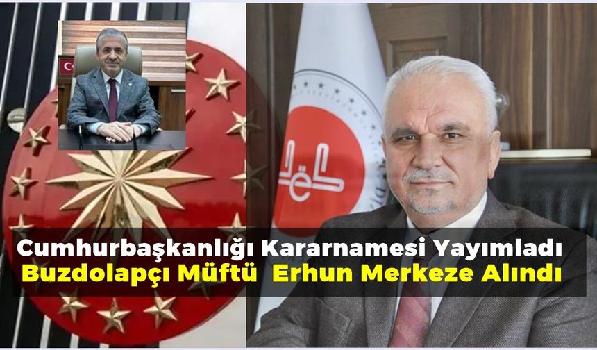 Karabük Müftüsü Ali Erhun Merkeze Alındı Yerine Mustafa Yavuz Atandı