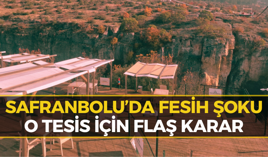 Safranbolu’daki O Tesiste Şok Gelişme: Sözleşmesi Feshedildi...