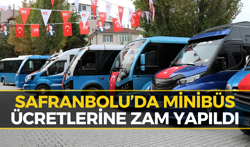 Safranbolu’da Ulaşıma Zam Geldi! Yeni Fiyatlar Belli Oldu