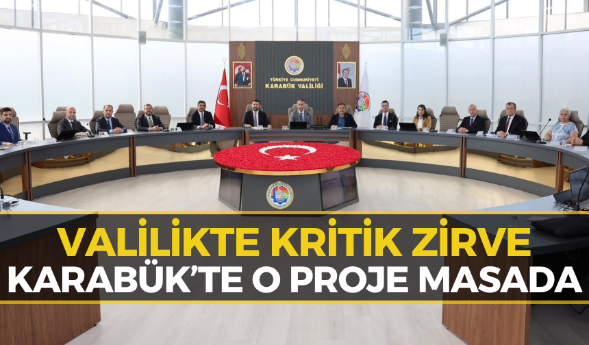 Karabük’te Büyük Hamle! O Proje İçin Düğmeye Basıldı
