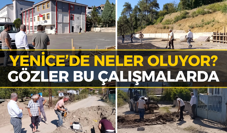 Yenice’de Dikkat Çeken Çalışmalar! İşte Detaylar