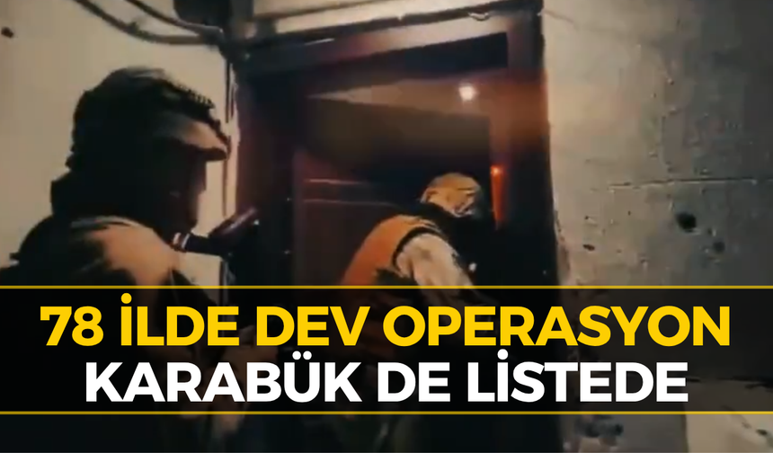 İçişleri Bakanlığı Duyurdu: Karabük'te Eş Zamanlı Baskın!
