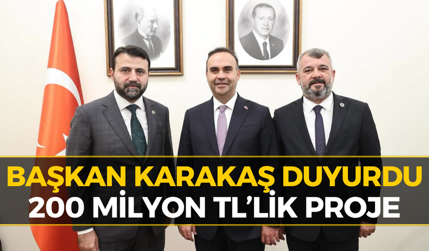 Bakan Kacır ile Kritik Görüşme: Yenice’ye 200 Milyonluk Müjde!