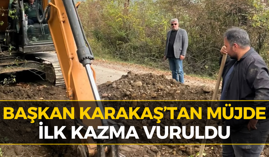 Yenice’de O Mahallenin Altyapısı Yenileniyor...