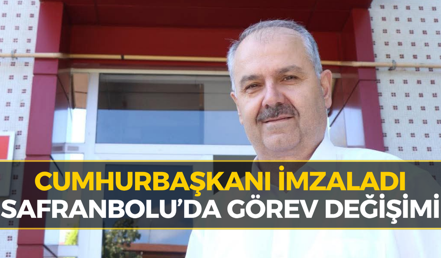 Safranbolu Müftüsü Aydın Bostancı’nın Yeni Adresi Belli Oldu