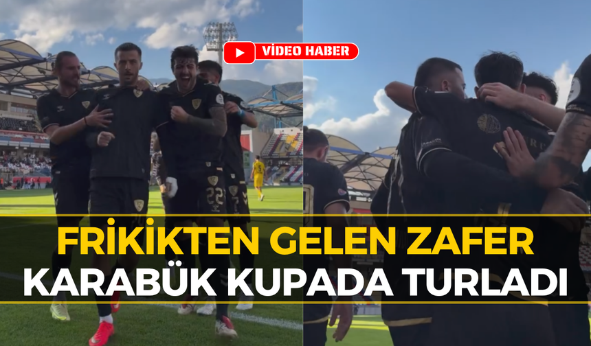 Karabük’te Tek Gol Yetti! Karabük İdman Yurdu Kupada Turladı