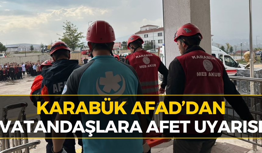 AFAD Karabük’te Sahaya İndi! İşte Yapılanlar