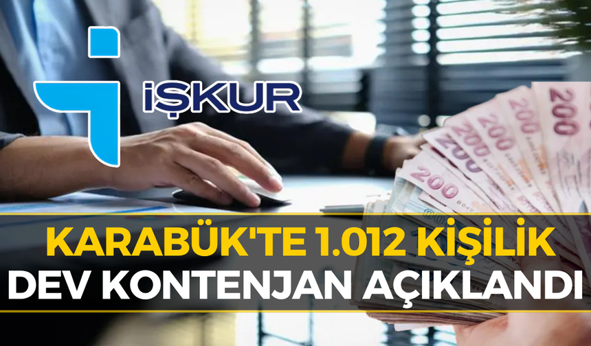 İŞKUR Gençlik Programı Karabük’te Başlıyor: Aylık 19 Bin 250 TL Destek...