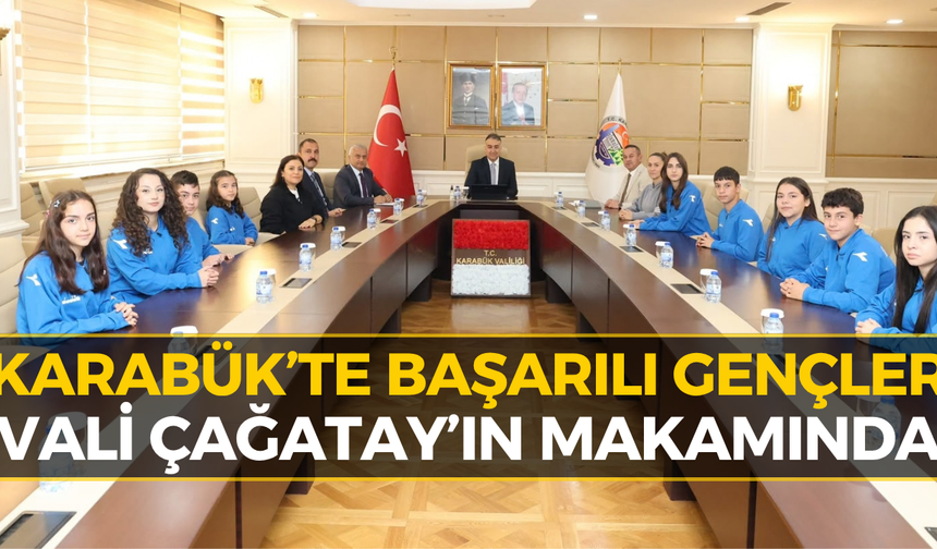 Karabük’ün Gurur Tablosu! Başarılı Sporcular Valiyle Buluştu