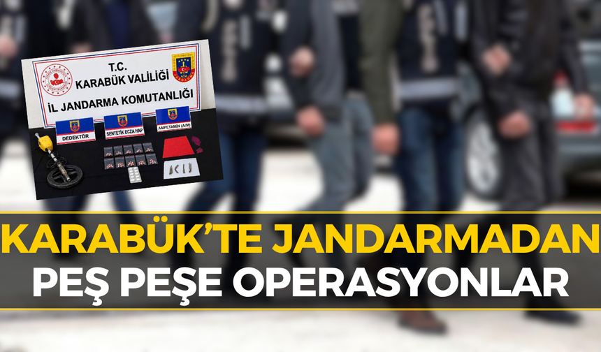 Karabük'te Jandarmadan Uyuşturucu Operasyonu: 10 Şüpheli Yakalandı