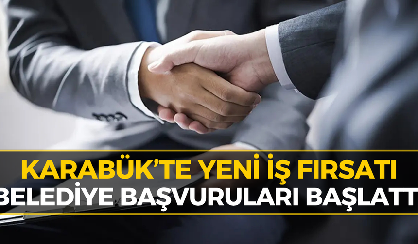 Karabük’te Personel Alımı: O Belediye Açıkladı...