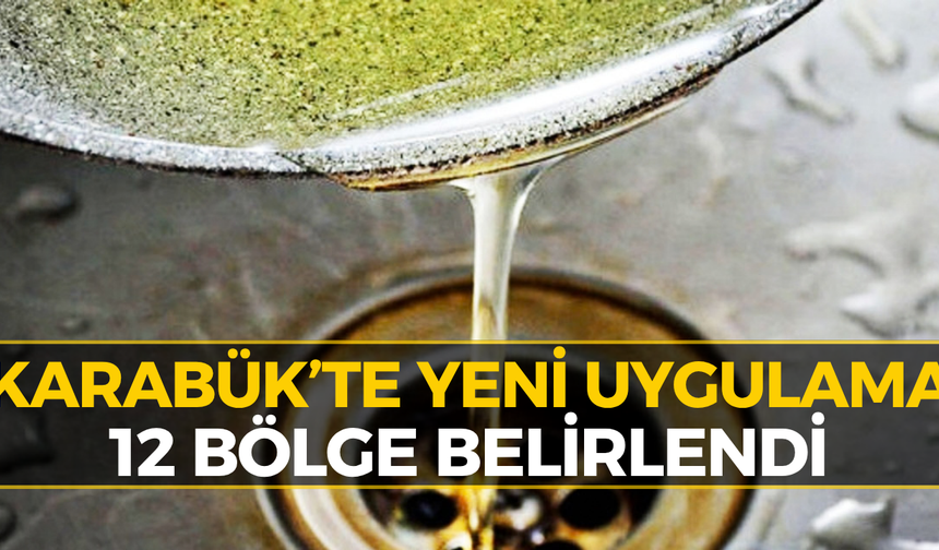 Karabük Belediyesinden Kritik Uyarı: Sakın Lavaboya Dökmeyin
