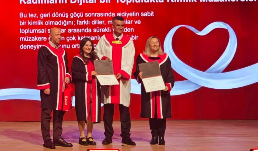 Karabük’ten Akademik Başarı: ODTÜ’den Ödül Aldı
