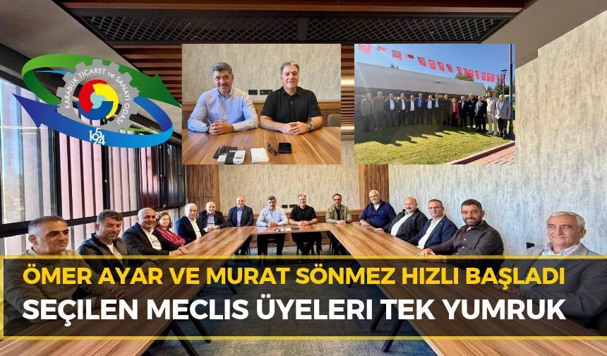 KTSO YENİ MECLİS ÜYELERİ ÖMER AYAR VE MURAT SÖNMEZ ETRAFINDA KENETLENDİ