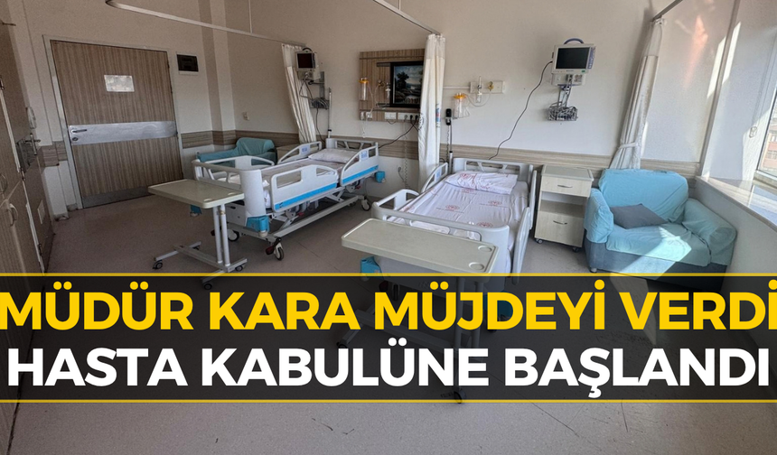 Karabük’te İnme Ünitesi Hasta Kabulüne Başladı