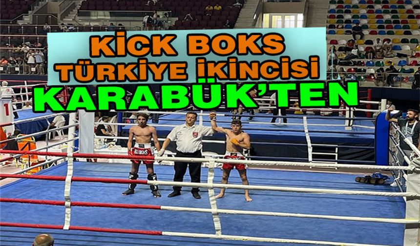 Kick Boks Türkiye İkincisi Karabük'ten