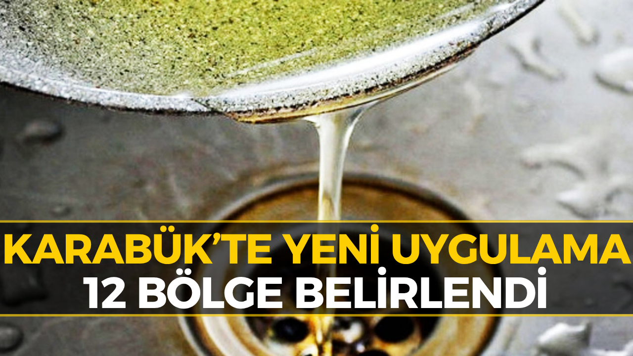 Karabük Belediyesinden Kritik Uyarı: Sakın Lavaboya Dökmeyin