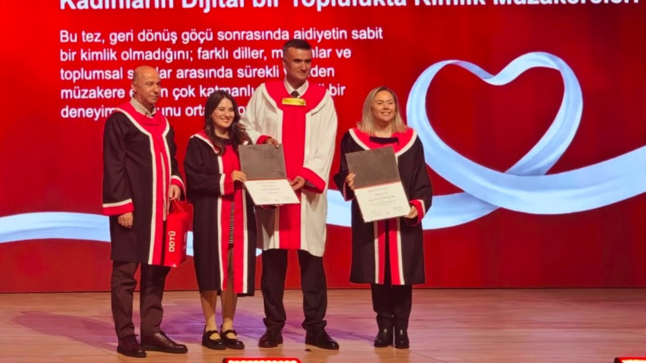 Karabük’ten Akademik Başarı: ODTÜ’den Ödül Aldı